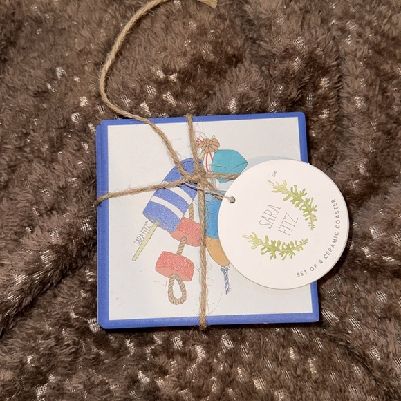 Sara fitz 4 ceramic coasters - Picture 7 of 7